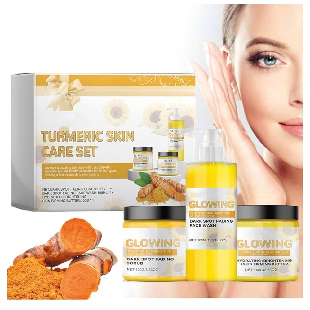 Glowing Turmeric Skin Care Set